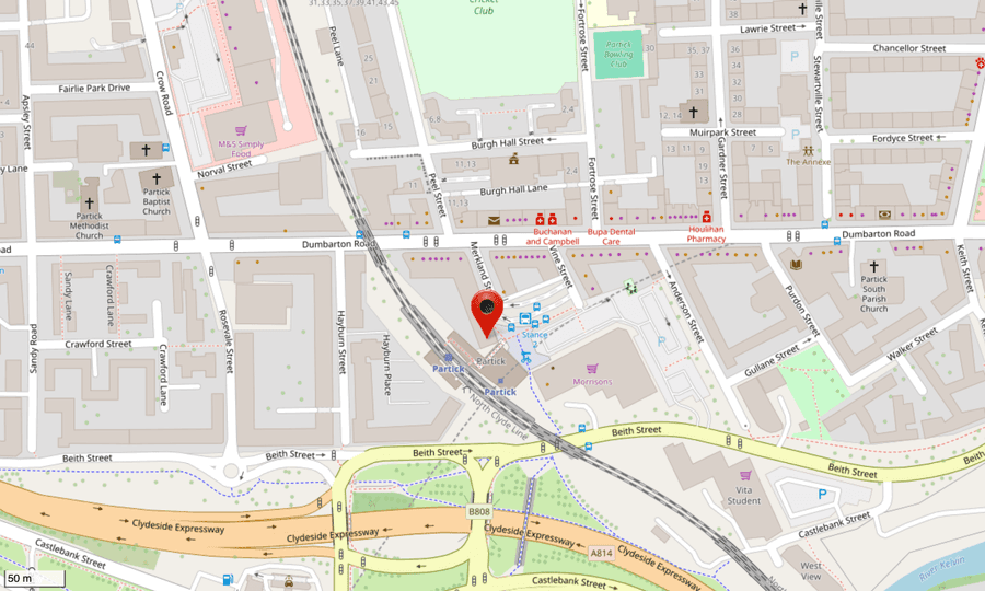 Partick map screenshot