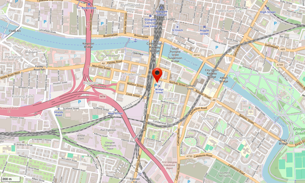Bridge Street map screenshot